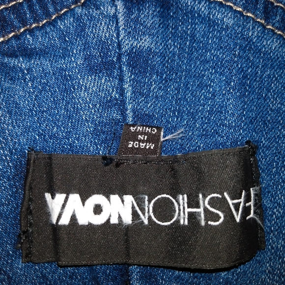 NWOT🔥 Fashion Nova High Waisted 5 Button Fly Skinny Jeans Women's Size 16 - Picture 5 of 6